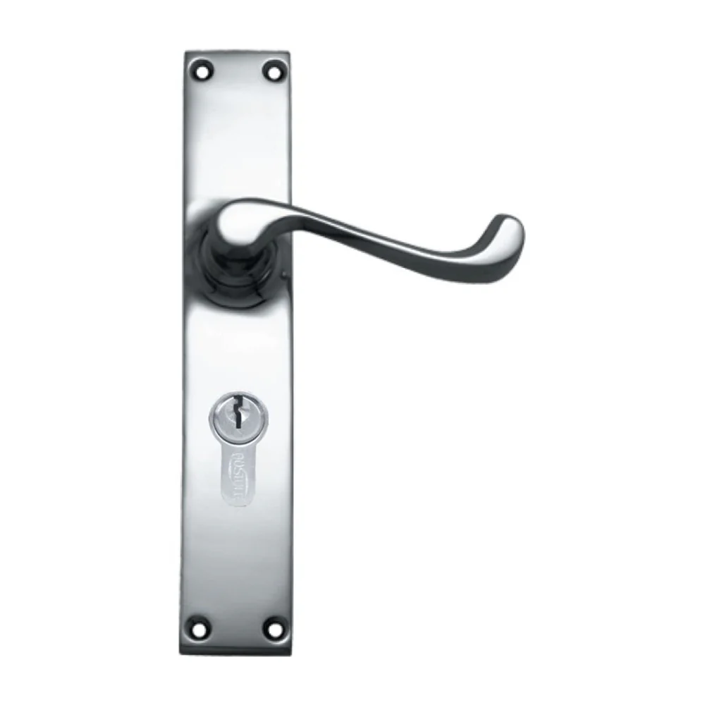 Superior Brass Contemporary Door Lever Entrance Set - Available in Various Finish and Sizes - Image 4