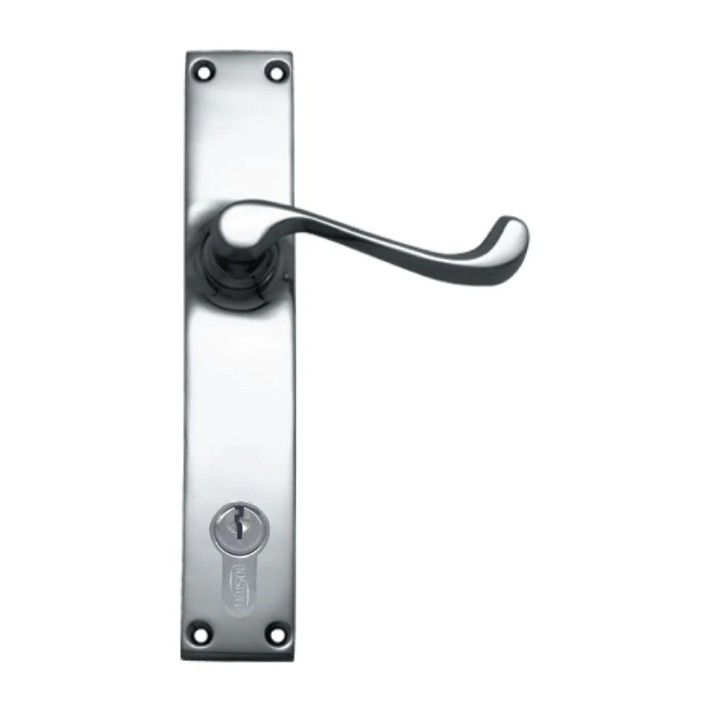 Superior Brass Contemporary Door Lever Entrance Set - Available in Various Finish and Sizes - Image 5
