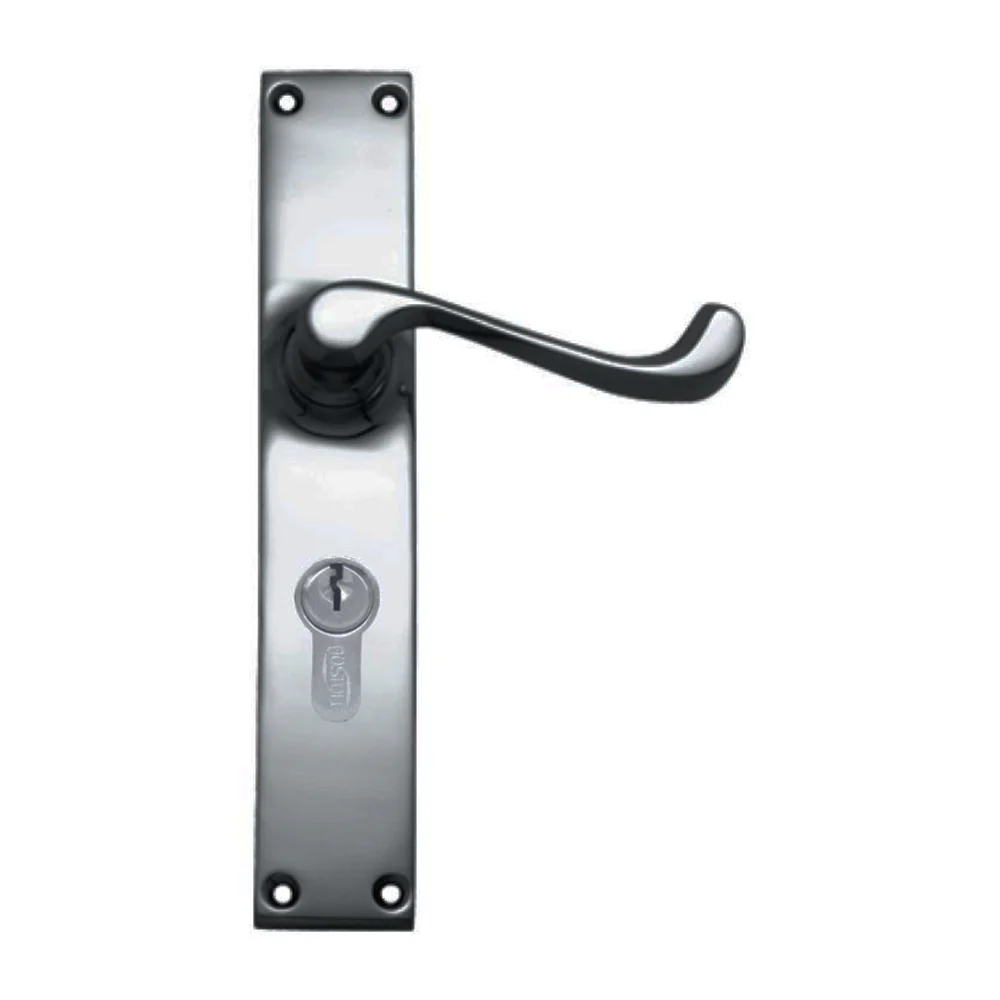 Superior Brass Contemporary Door Lever Entrance Set - Available in Various Finish and Sizes - Image 6