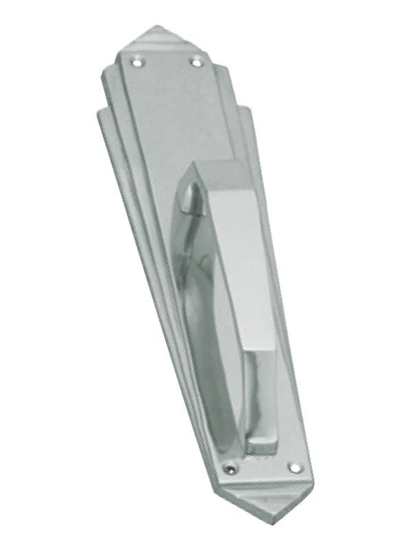 Superior Brass Door Art Deco Pull Handle 280x67mm Chrome Plate 34206