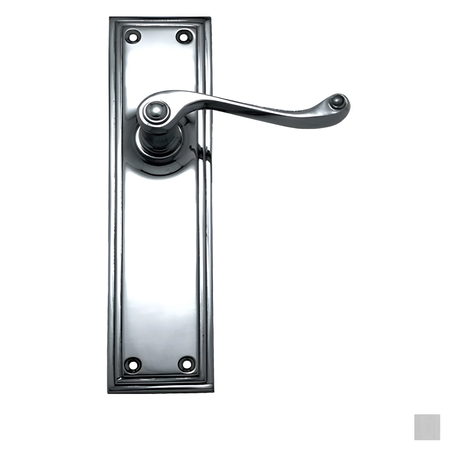 Superior Brass Door Lever on Double Step Plate Passage Set - Available in Various Finishes