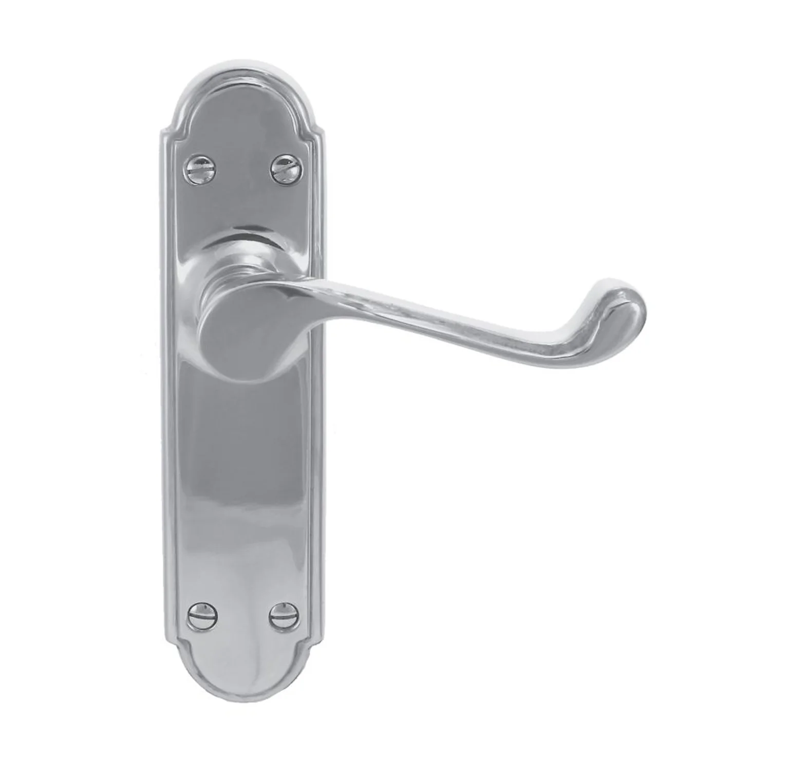 Superior Brass Door Lever on Plate Passage Set - Available in Various Finishes - Image 4
