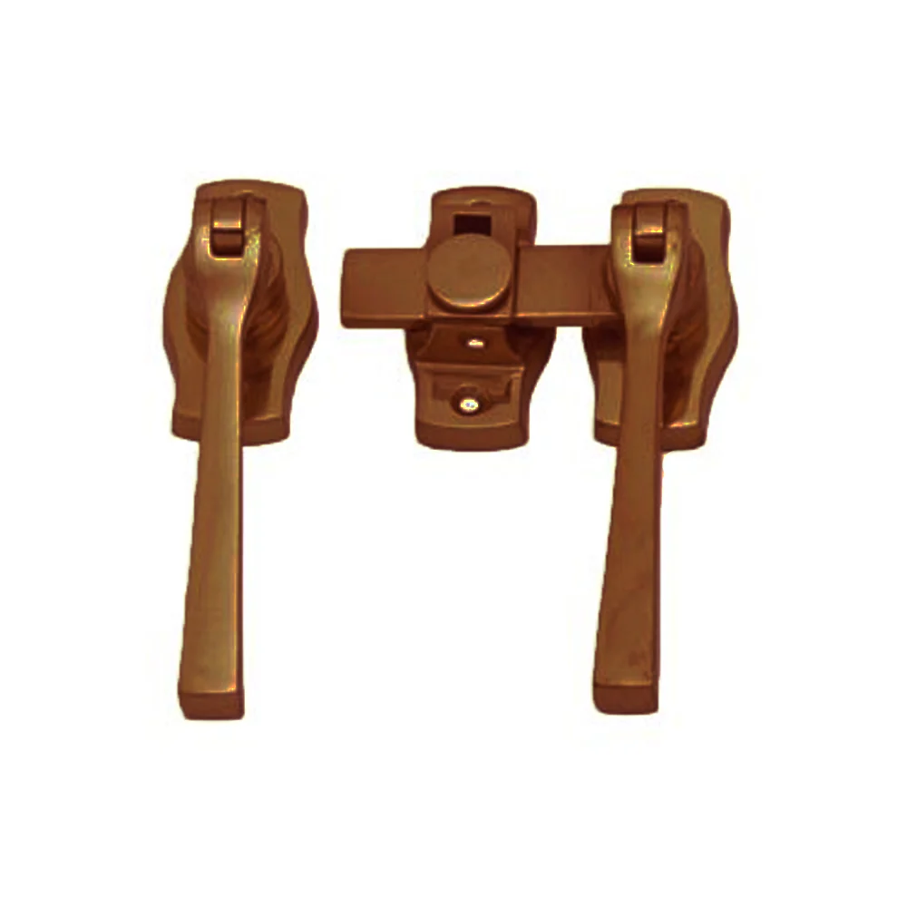 Superior Brass French Door Square Fastener - Available in Black and Satin Chrome Finish - Image 2