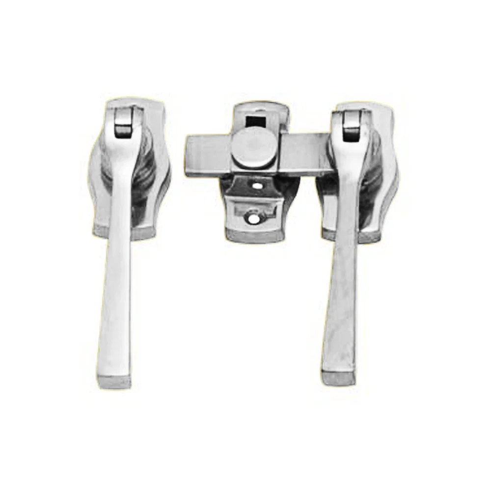Superior Brass French Door Square Fastener - Available in Black and Satin Chrome Finish - Image 3