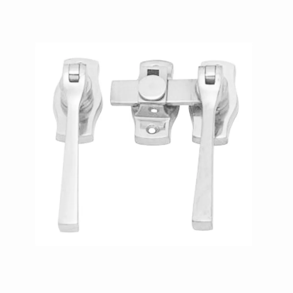 Superior Brass French Door Square Fastener - Available in Black and Satin Chrome Finish - Image 5