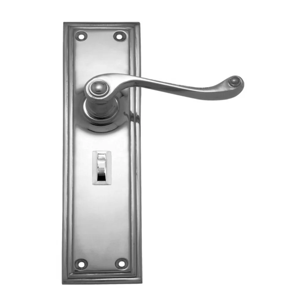 Superior Brass Heritage Door Lever Double Step Plate Privacy Set - Available in Various Finishes - Image 3
