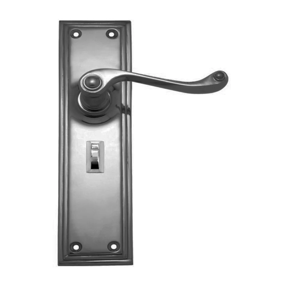 Superior Brass Heritage Door Lever Double Step Plate Privacy Set - Available in Various Finishes - Image 5