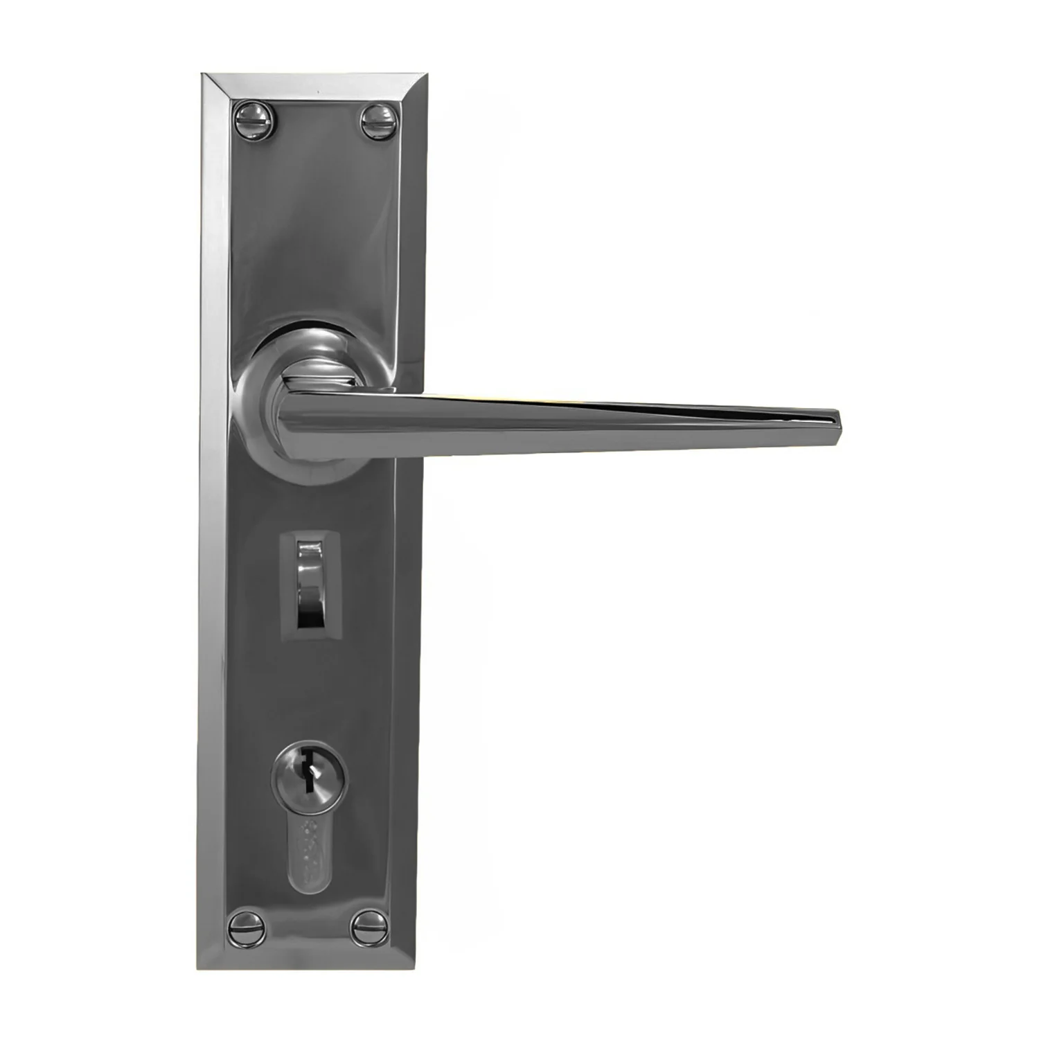 Superior Brass Heritage Door Lever Entrance Set with Privacy Lock - Available in Various Finishes - Image 5