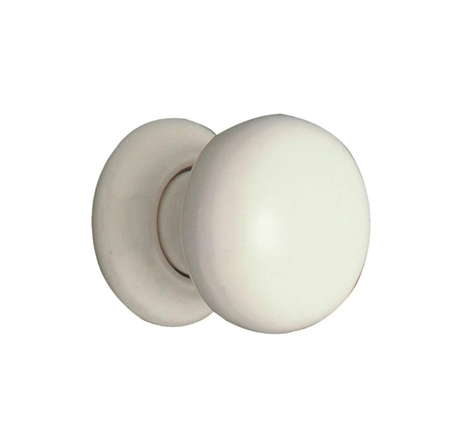 Superior Brass Porcelain Cupboard Knob 60mm - Available in Various Sizes