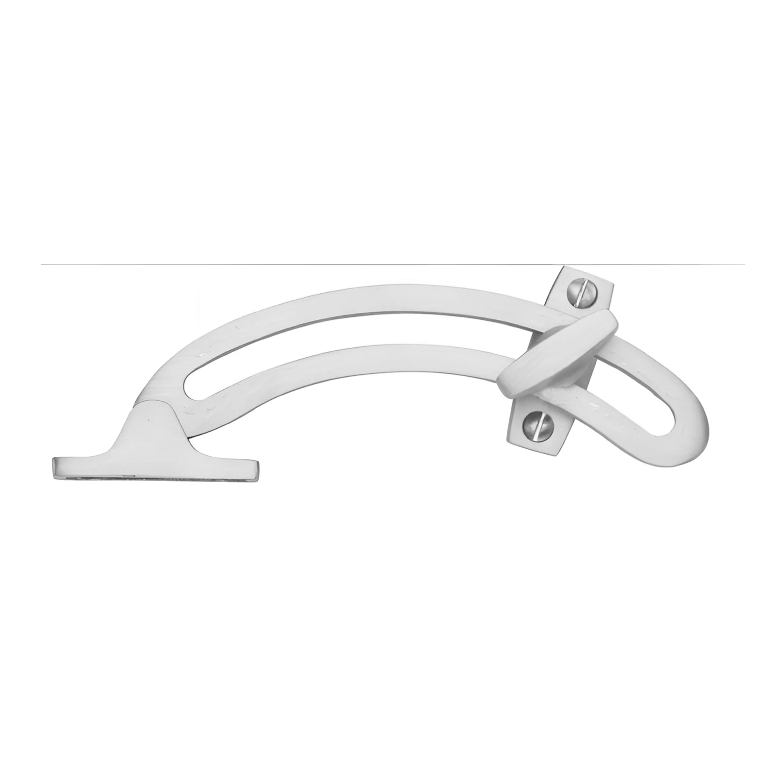 Superior Brass Quadrant Casement Stay Bracket and Lock - Available in Various Finishes - Image 2
