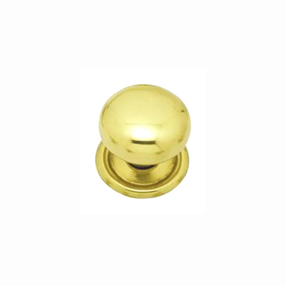 Superior Brass Round Cupboard Knob 50mm - Available in Chrome Plate and Polished Brass Finish - Image 2