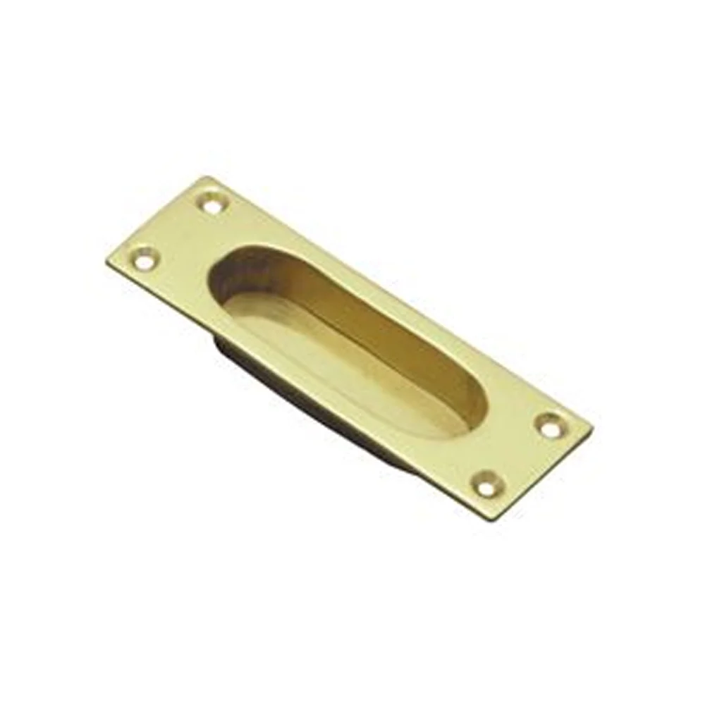 Superior Brass Sliding Door Flush Pull 100x35mm - Available in Various Finishes - Image 2