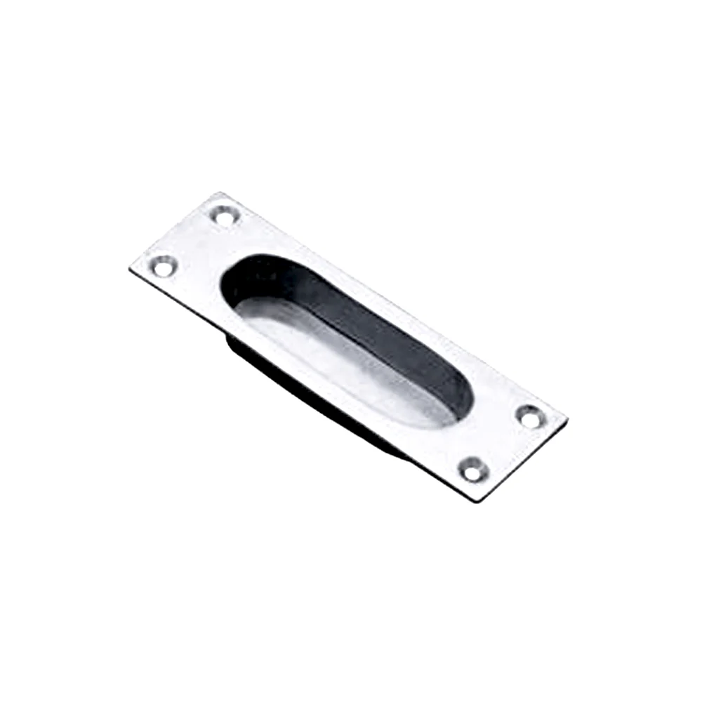 Superior Brass Sliding Door Flush Pull 126x47mm - Available in Various Finishes - Image 3