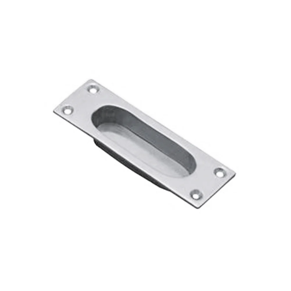Superior Brass Sliding Door Flush Pull 126x47mm - Available in Various Finishes - Image 4