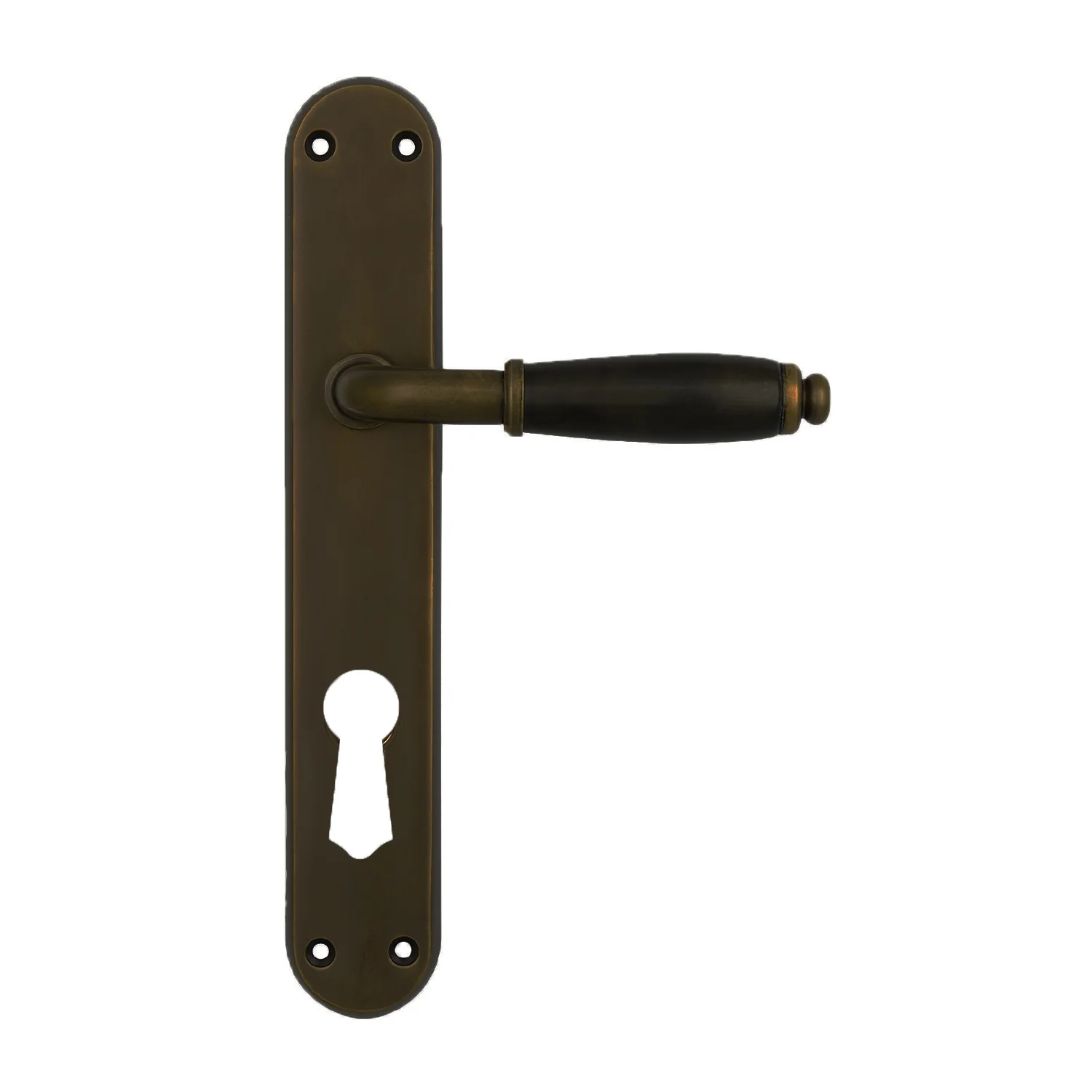 Superior Brass Urban Door Lever Bitkey Hole - Available in Various Finishes - Image 3