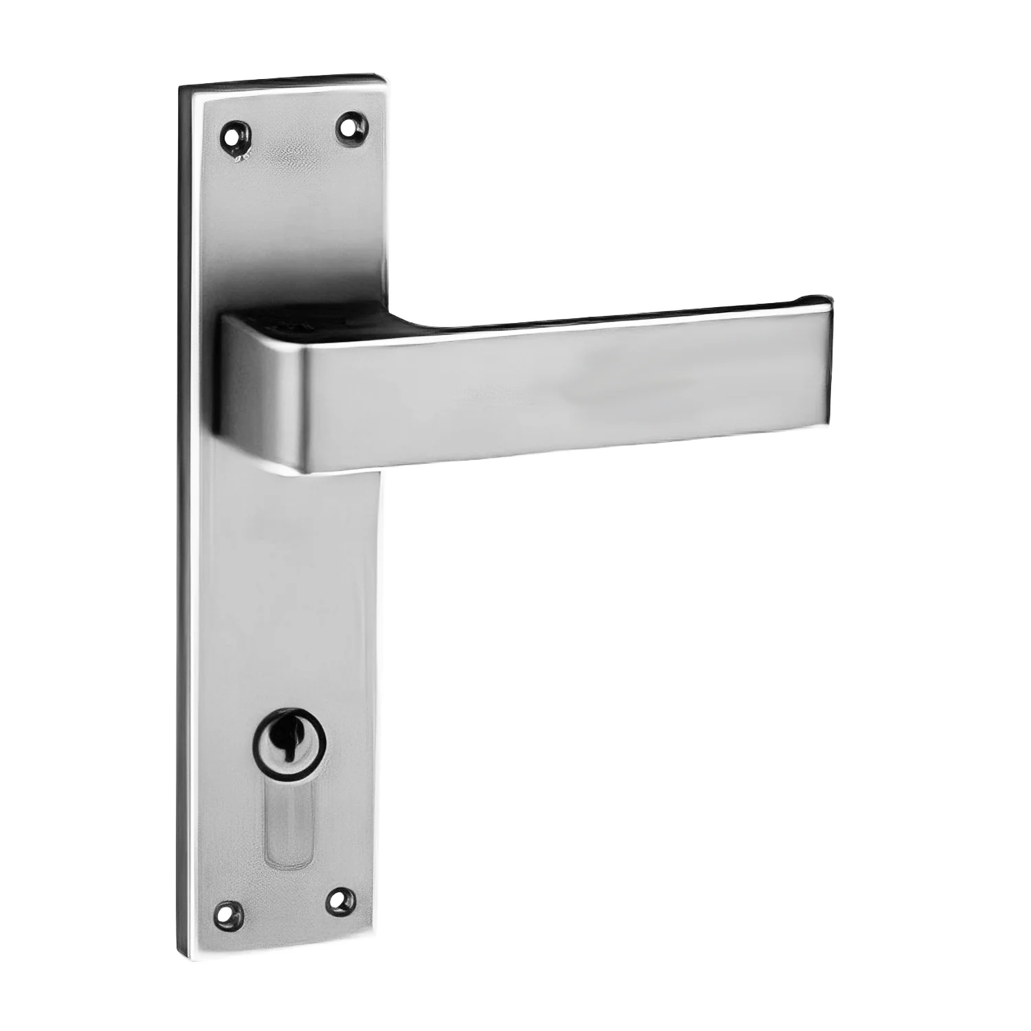Superior Brass Urban Narrow Door Lever on Longplate Entrance Set - Available in Various Finishes - Image 3