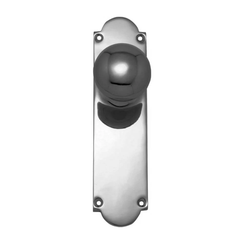 Superior Brass Victorian Knob on Longplate Passage Set - Available in Various Finishes - Image 3