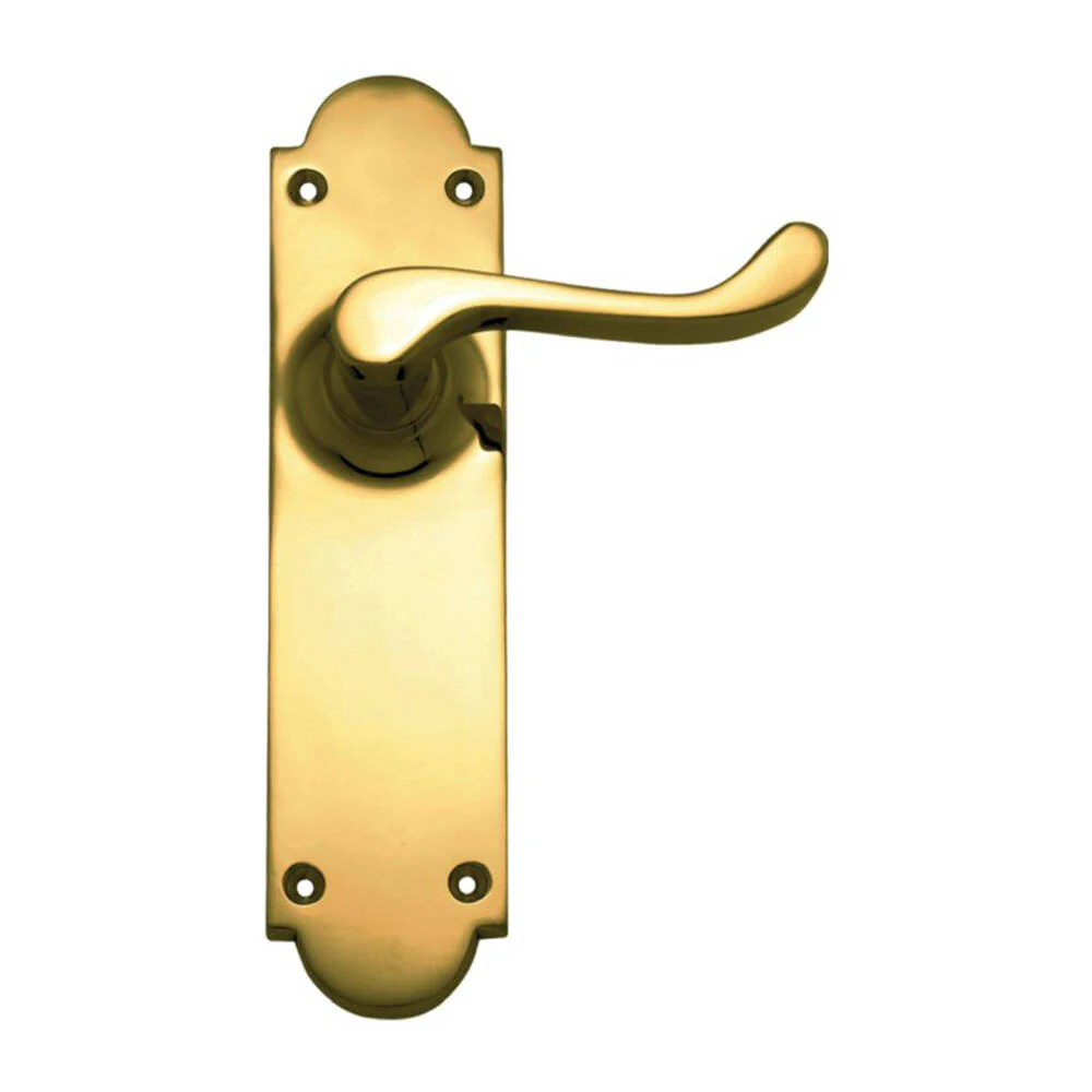 Superior Brass Victorian Lever on Longplate Passage Set - Available in Various Finishes - Image 2