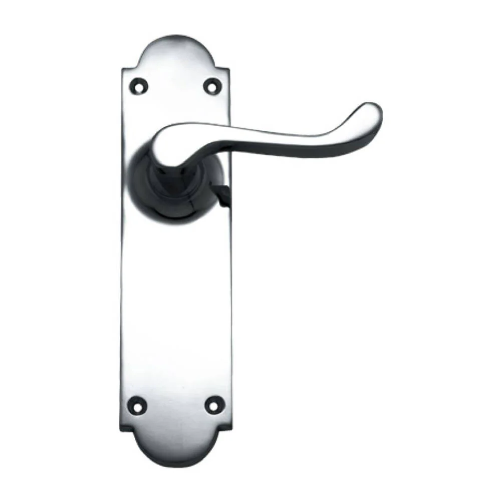 Superior Brass Victorian Lever on Longplate Passage Set - Available in Various Finishes - Image 3