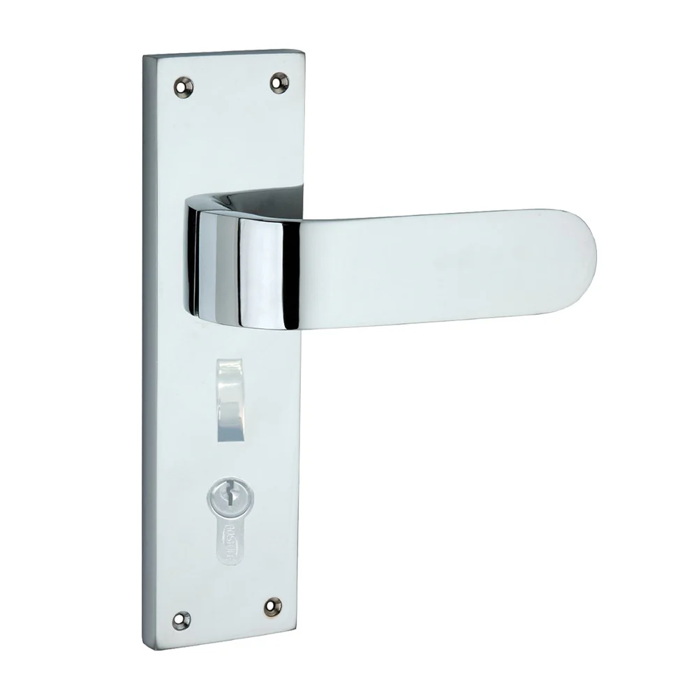 Superior Brass Wide Urban Door Lever Entrance Set with Privacy Lock - Available in Various Finishes - Image 2