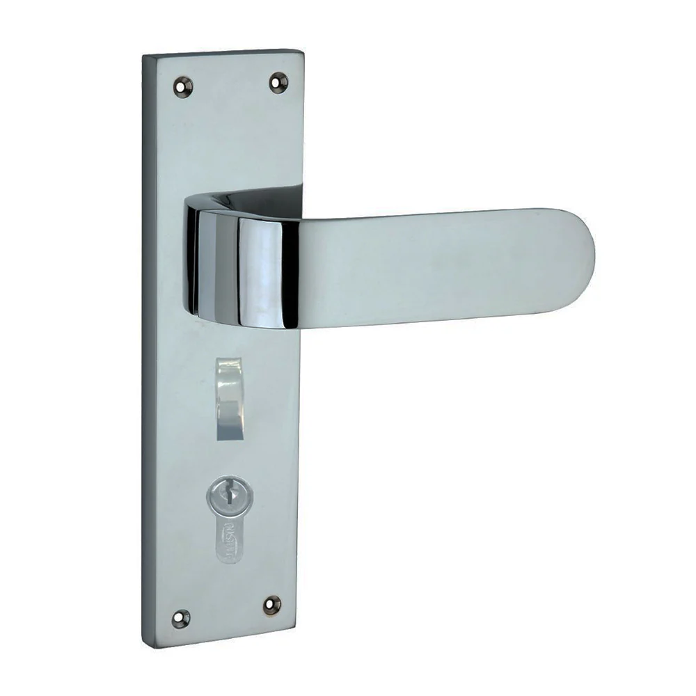 Superior Brass Wide Urban Door Lever Entrance Set with Privacy Lock - Available in Various Finishes - Image 3