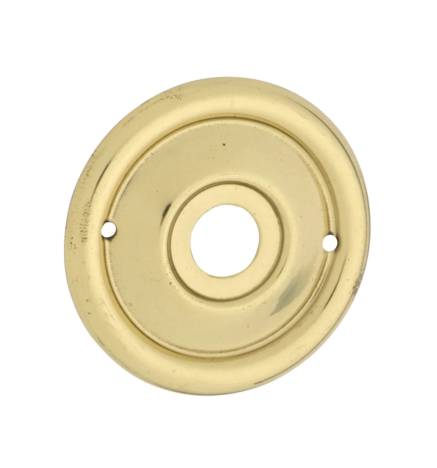 Tradco 1027PB Backplate Pair SB Polished Brass 46mm