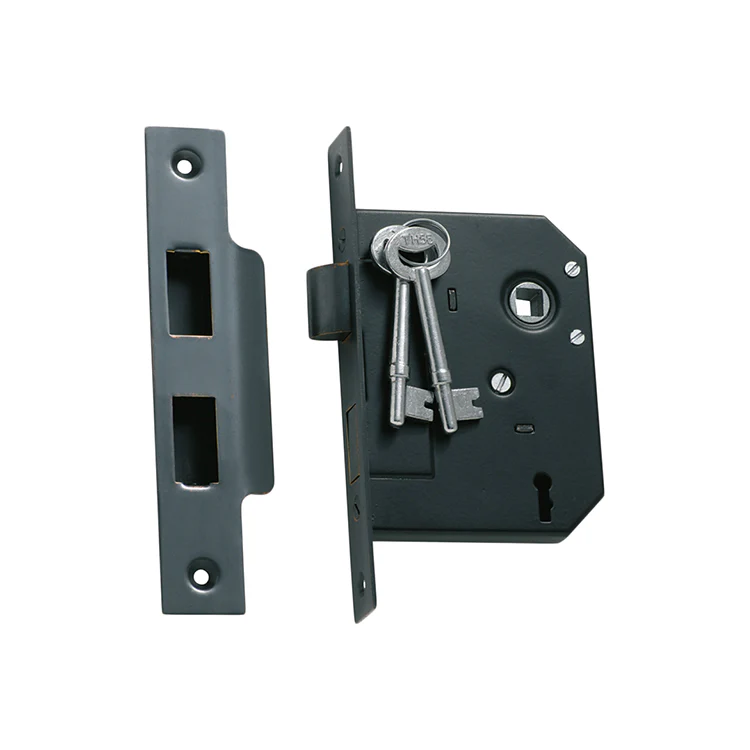 Tradco 1141AC 3 Lever Mortice Lock Antique Copper 57mm