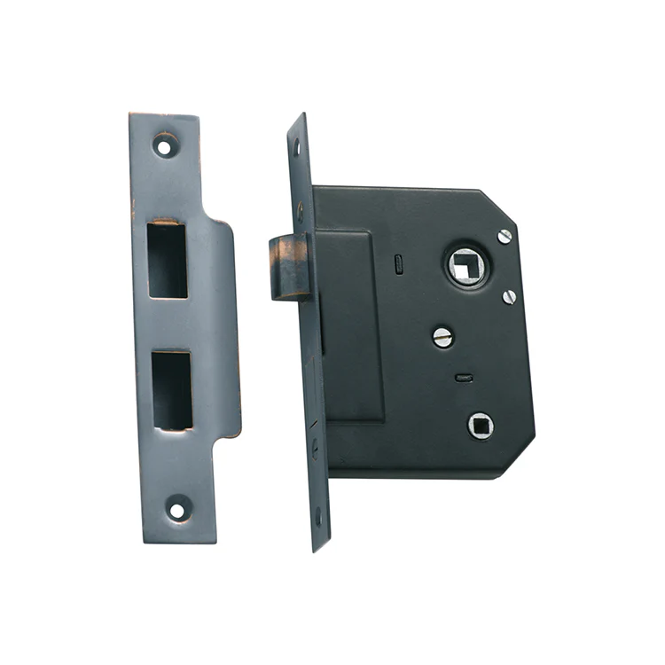 Tradco 1146AC Privacy Mortice Lock Antique Copper 57mm