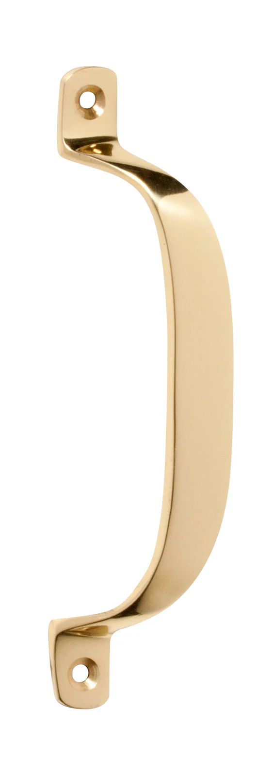 Tradco 1486PB Offset Handle Polished Brass 130mm