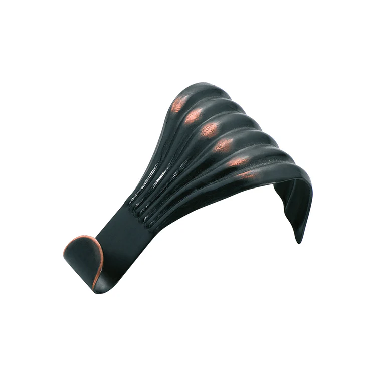 Tradco 1556AC Picture Rail Hook Fluted SB Antique Copper