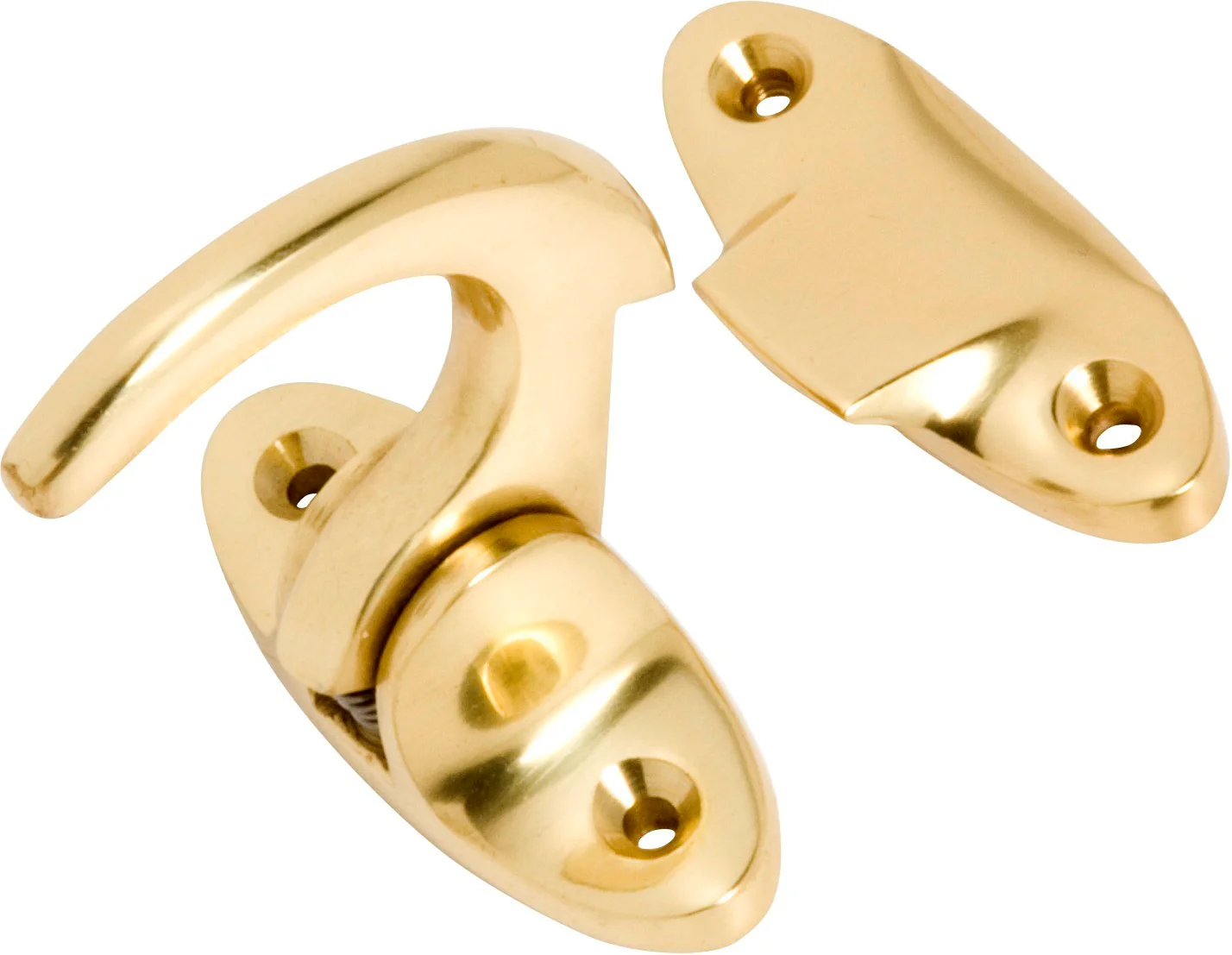 Tradco Spur Catch Polished Brass 1737