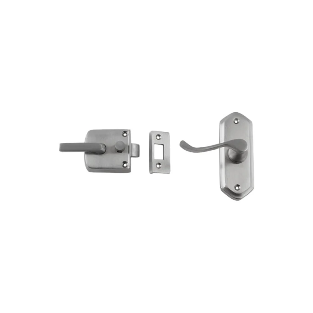 Tradco Screen Door Latch Polished Brass RH External 1193