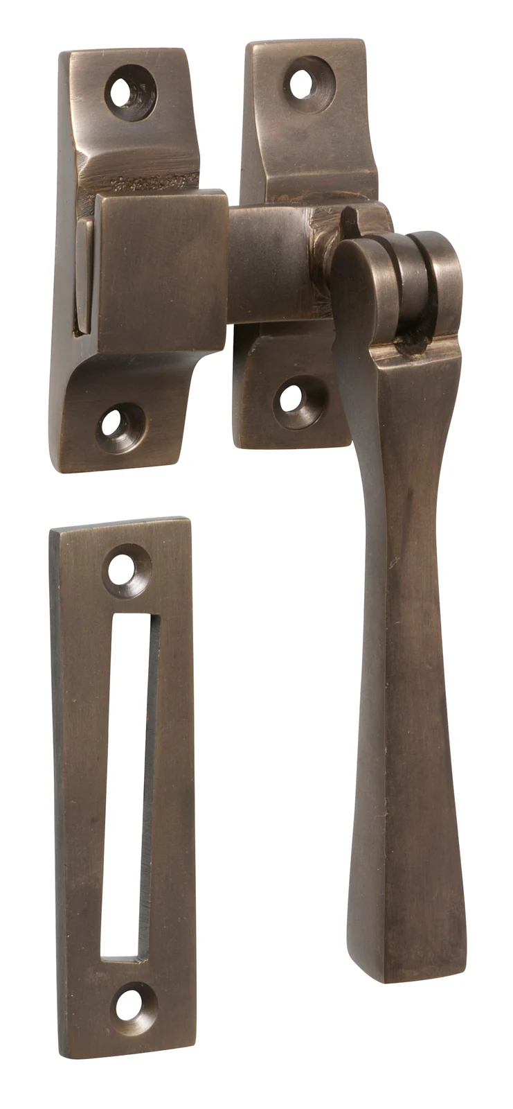 Tradco Casement Fastener Square Antique Brass 2296