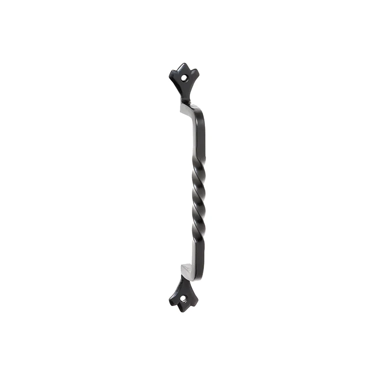 Tradco 3060MB Pull Handle Wrought Iron Matt Black 187mm