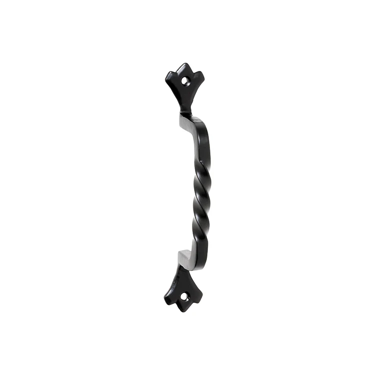 Tradco 3062MB Pull Handle Wrought Iron Matt Black 145mm