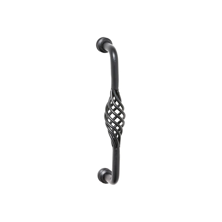 Tradco 3087MB Twist Pull Handle Iron Matt Black 200mm