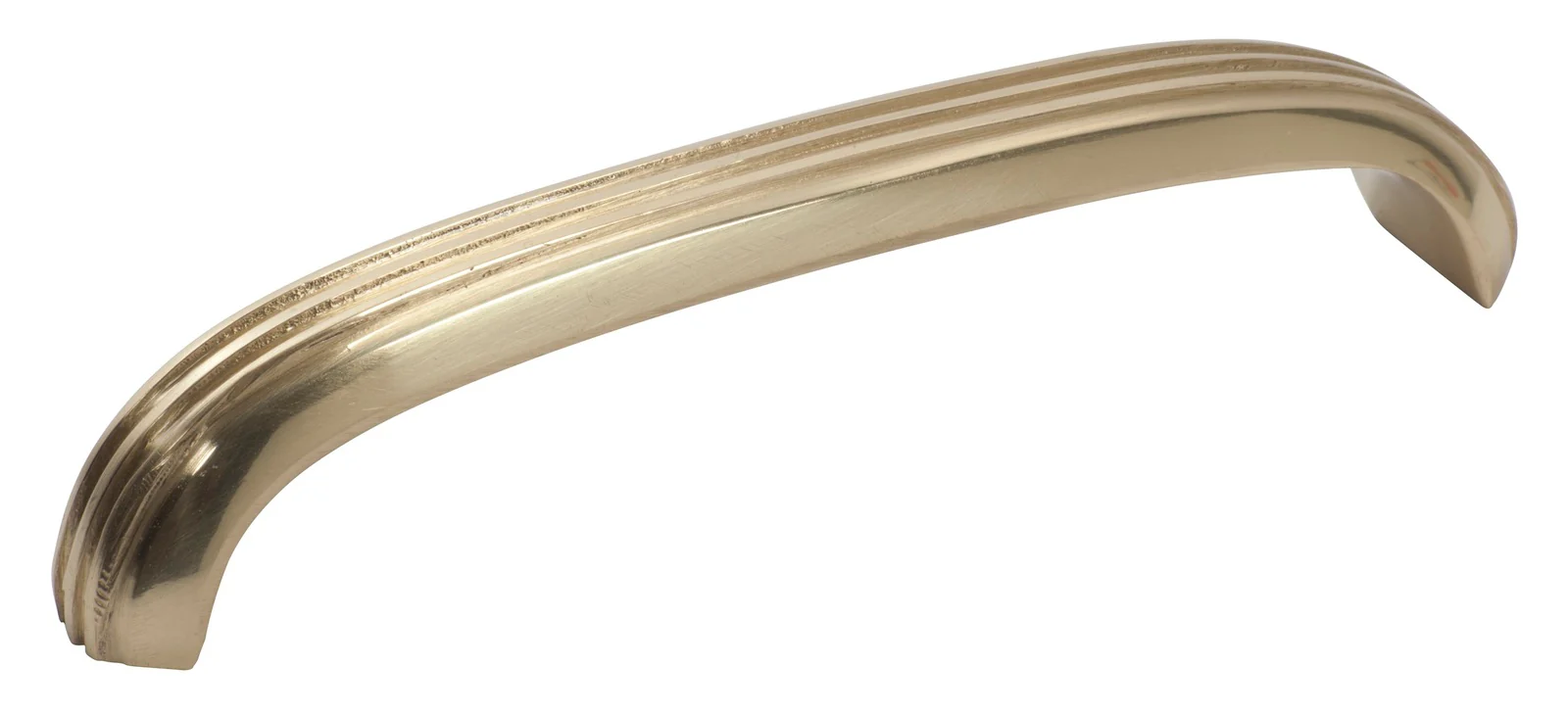 Tradco 3444PB Deco Pull Handle Polished Brass 125x20mm
