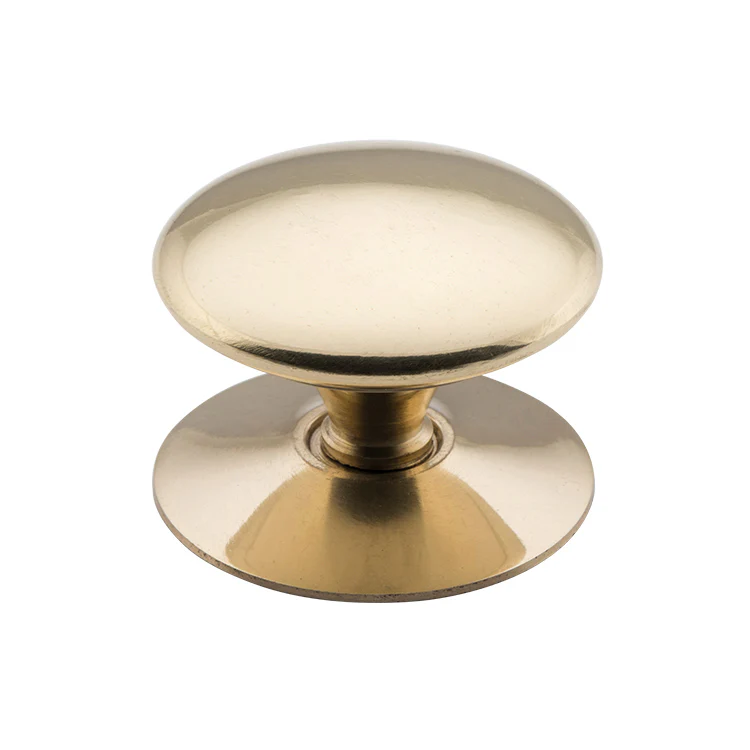 Tradco 3668PB Victorian Cupboard Knob Polished Brass 38mm