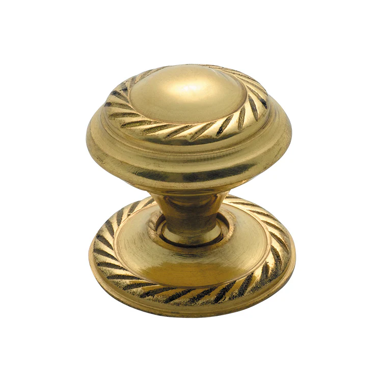Tradco 3671PB Georgian Cupboard Knob Polished Brass 25mm