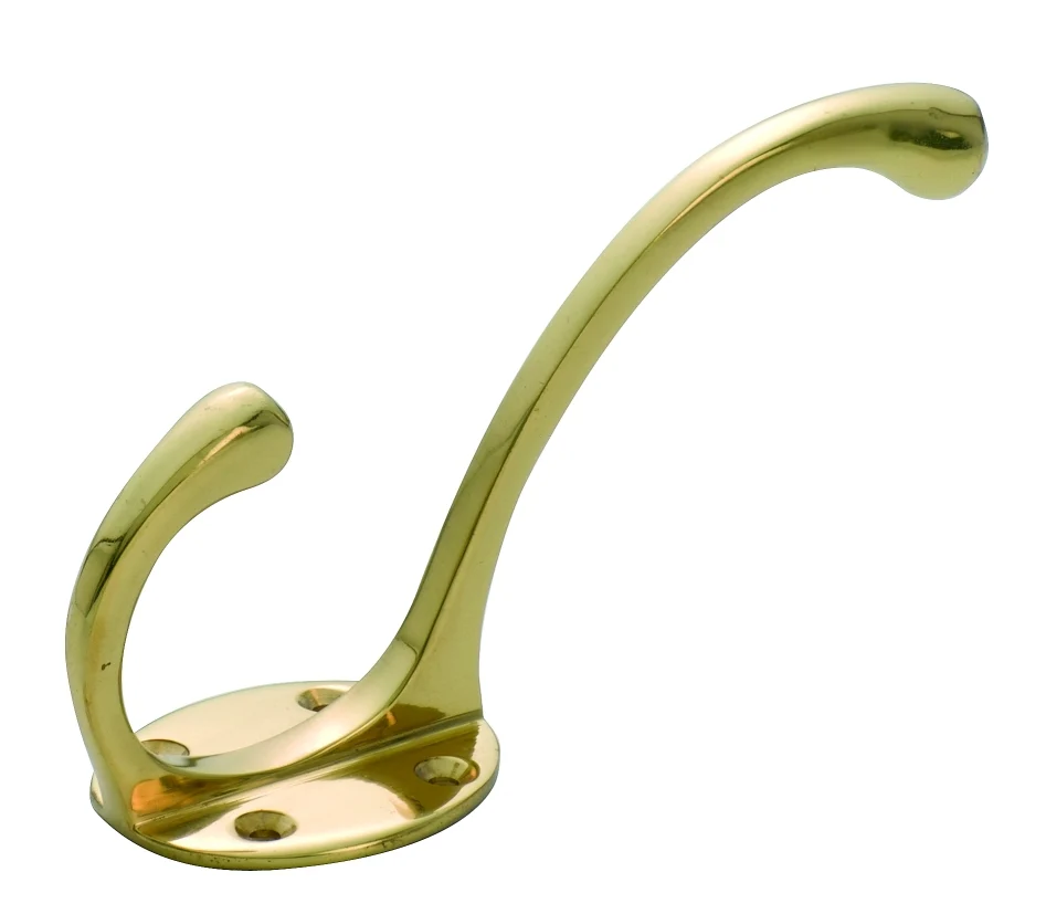 Tradco 3920PB Hat & Coat Hook Polished Brass H125-P70mm