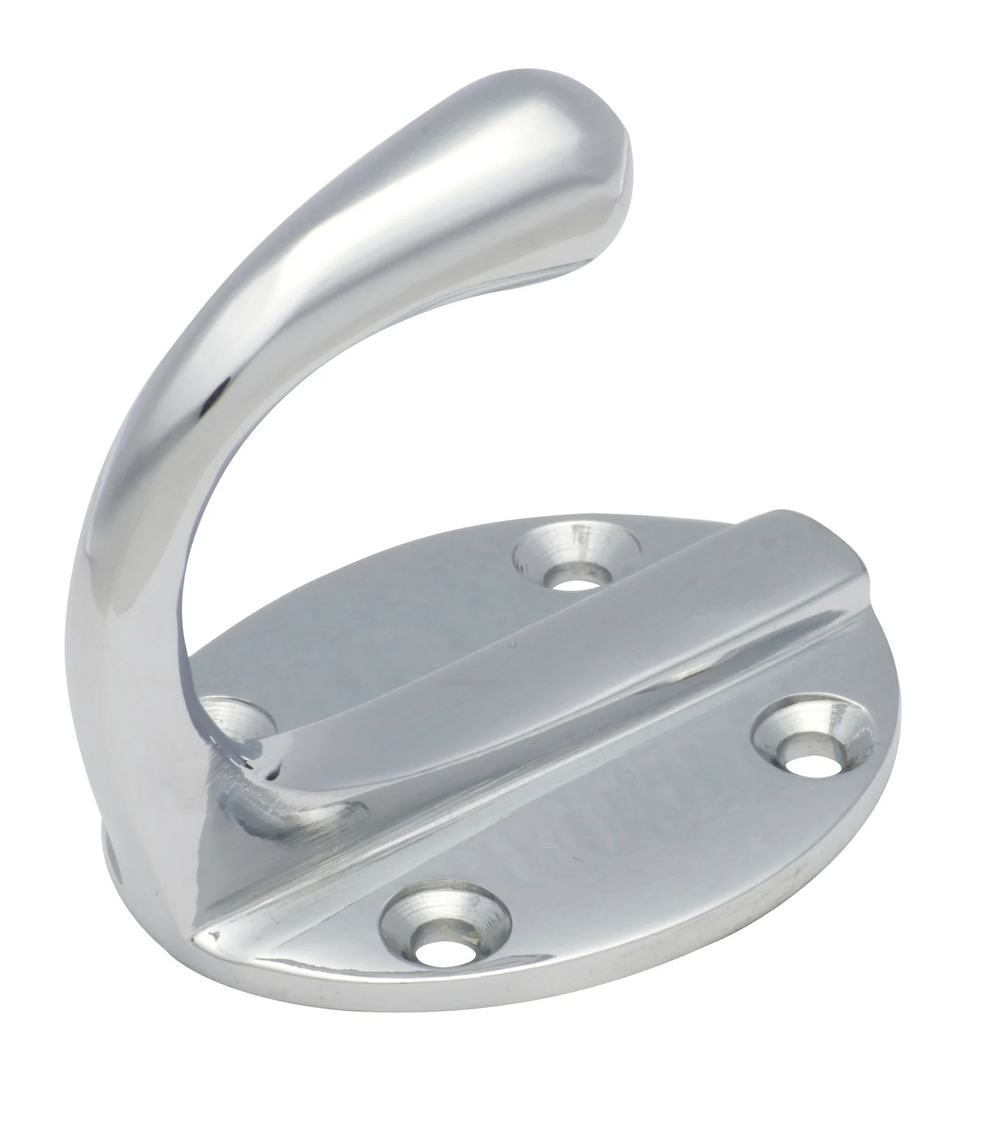 Tradco 3938CP Single Robe Hook Polished Chrome P42mm