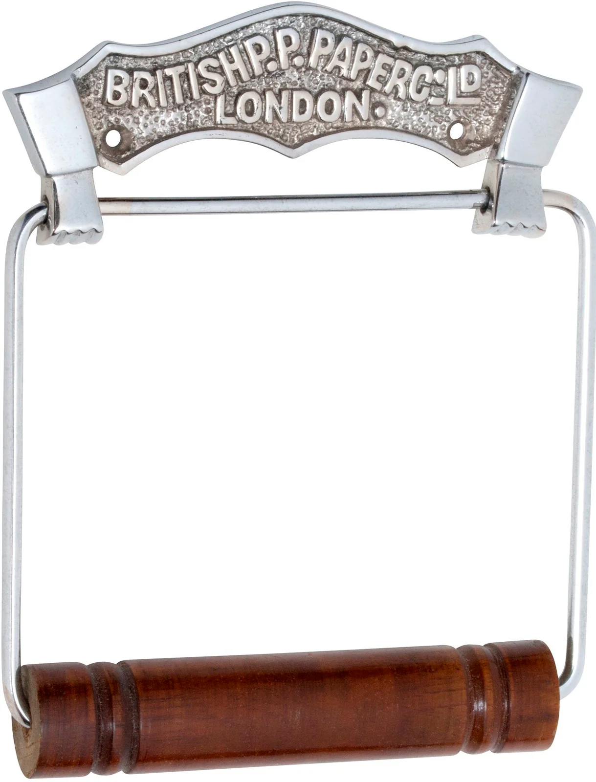 Tradco British Toilet Roll Holder Polished Chrome 4867