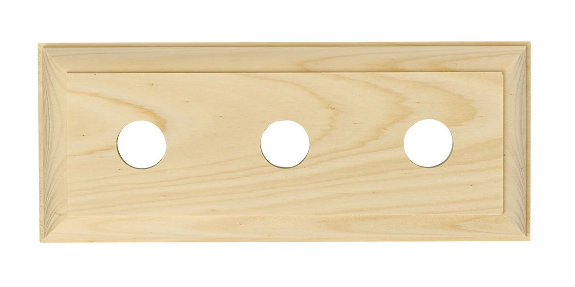 Tradco 5443 Treble Block Traditional Pine 225x90mm