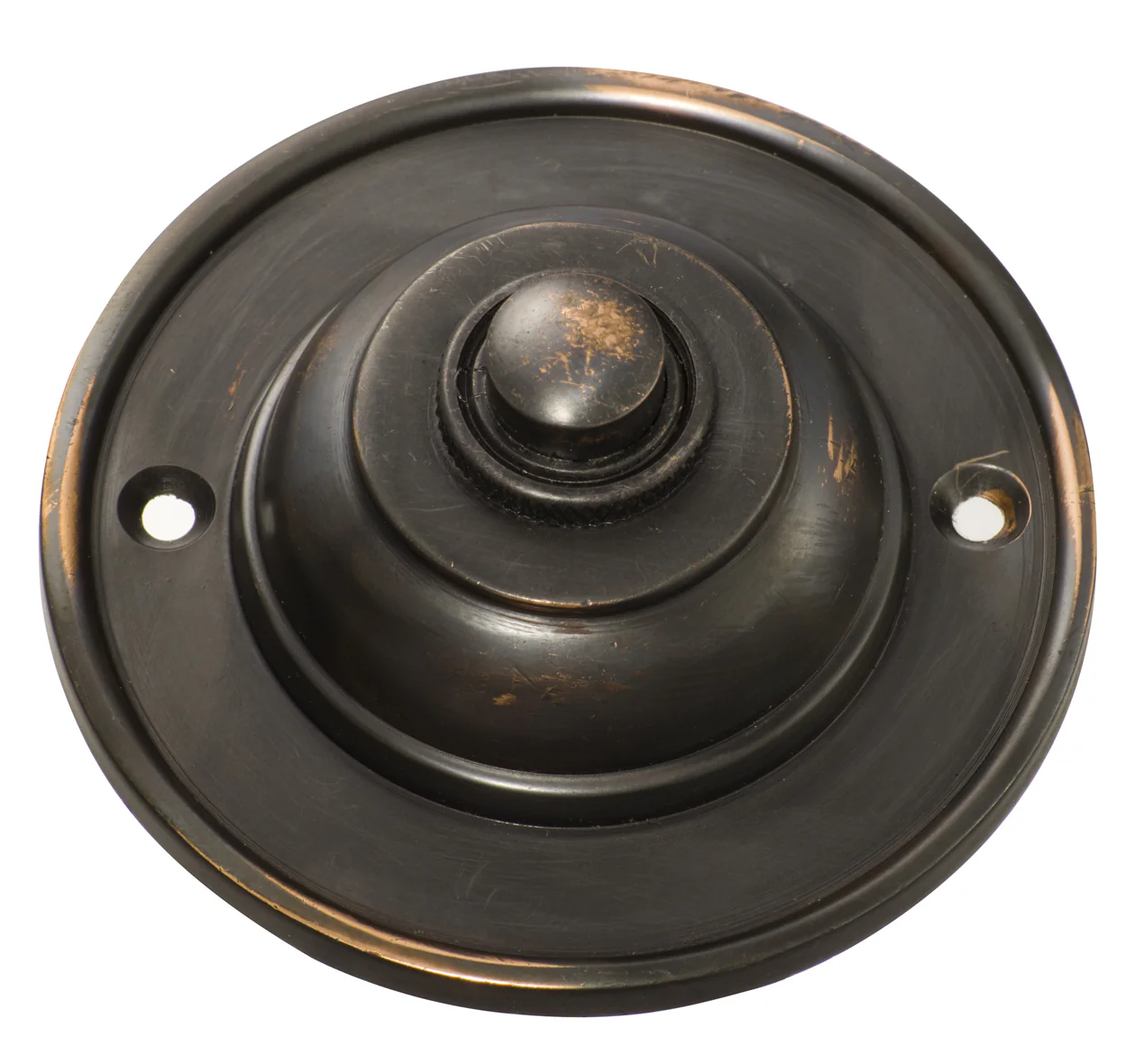 Tradco 5510AC Bell Push Antique Copper 75mm