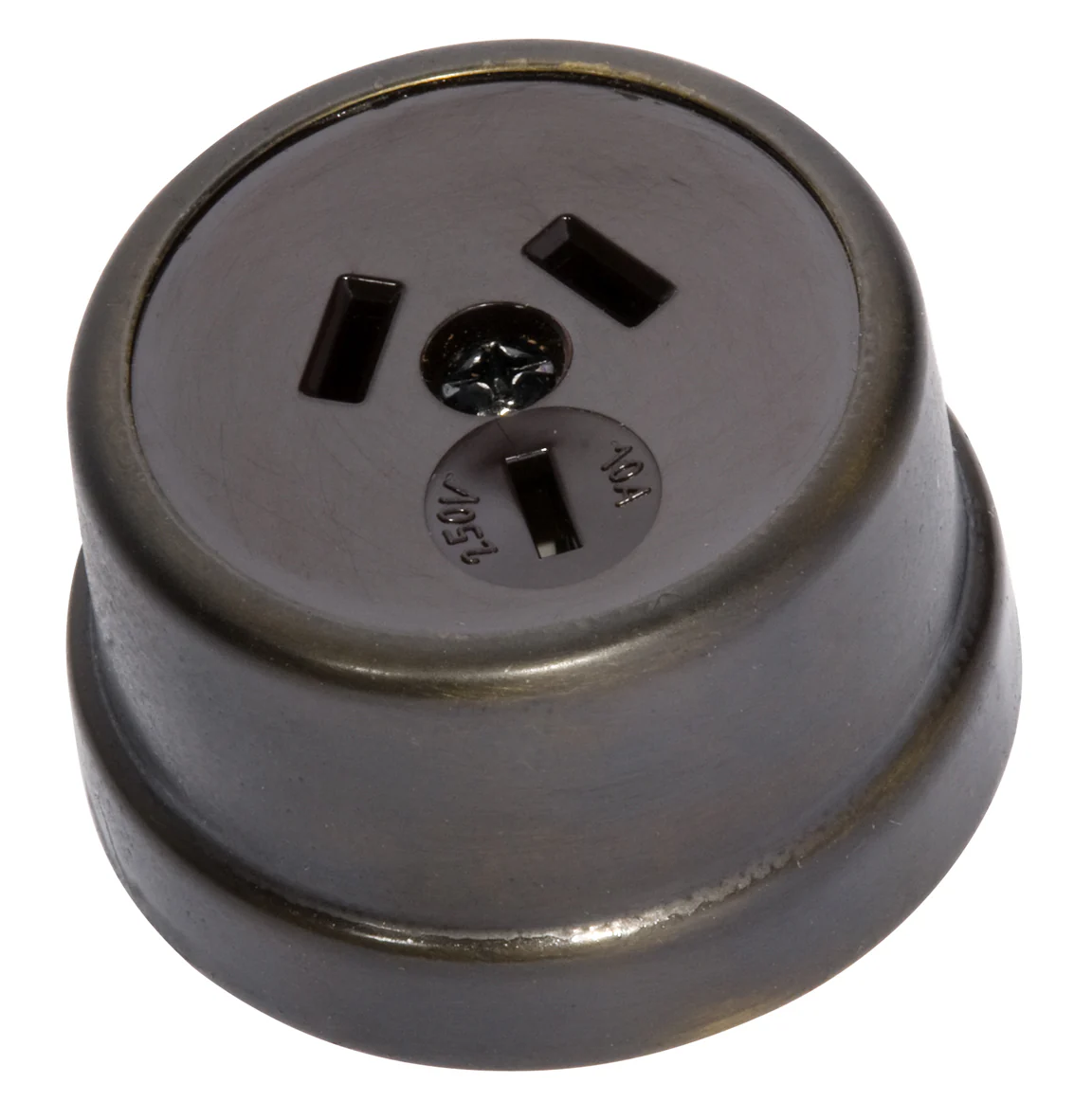 Tradco 5554AB Traditional Socket Antique Brass Brown