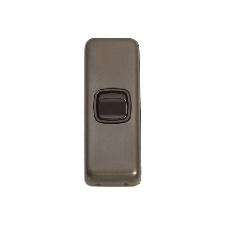 Tradco 5840AB Switch Rocker 1 Gang Antique Brass BR 30x82mm