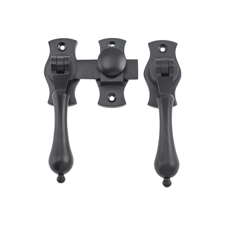 Tradco 6466 Door Teardrop Fastener Matte Black