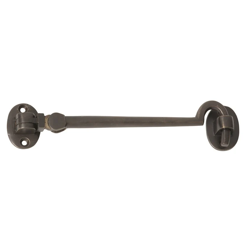 Tradco Cabin Hook Antique Brass 150mm 2356