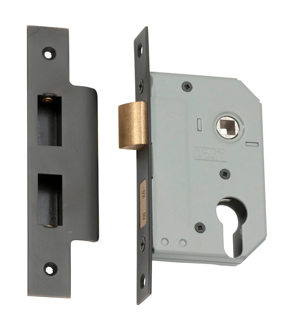 Tradco Euro Mortice Lock - Available In Various Finishes - Image 12