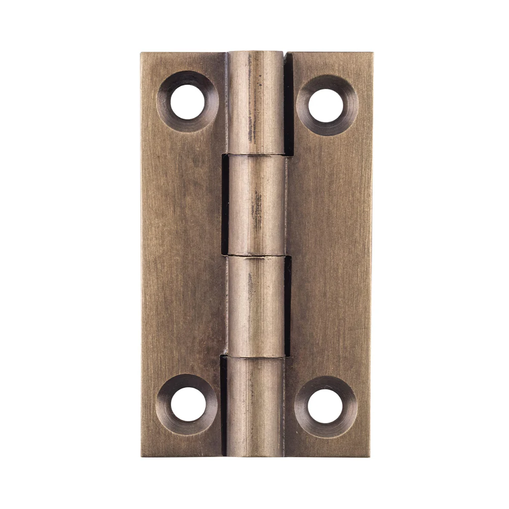 Tradco Fixed Pin Cabinet Hinge Antique Brass - Available in Various Sizes - Image 3